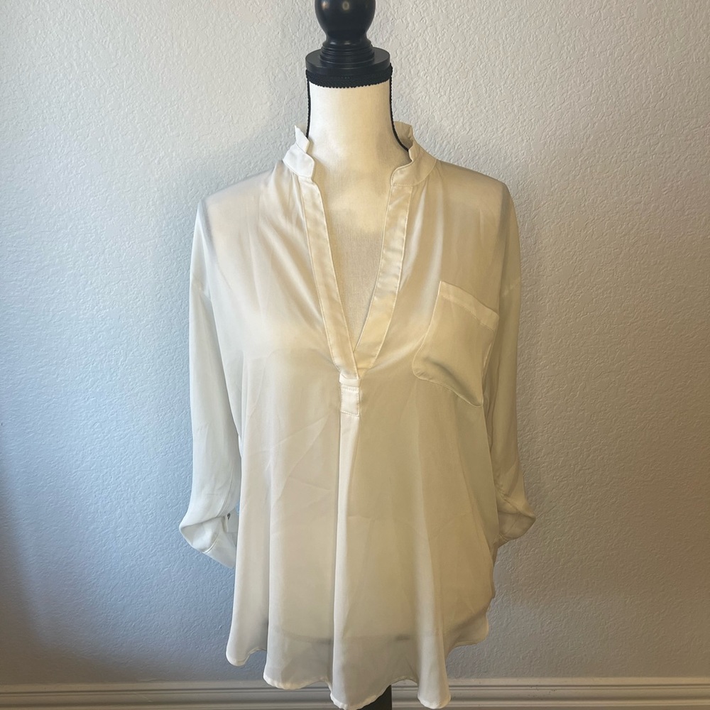 Lumière Off White Blouse